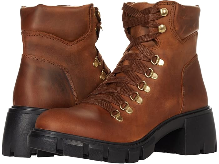() ƥ֥ޥǥ ҥ ֡ƥ Steve Madden Hint Booties Cognac Leather