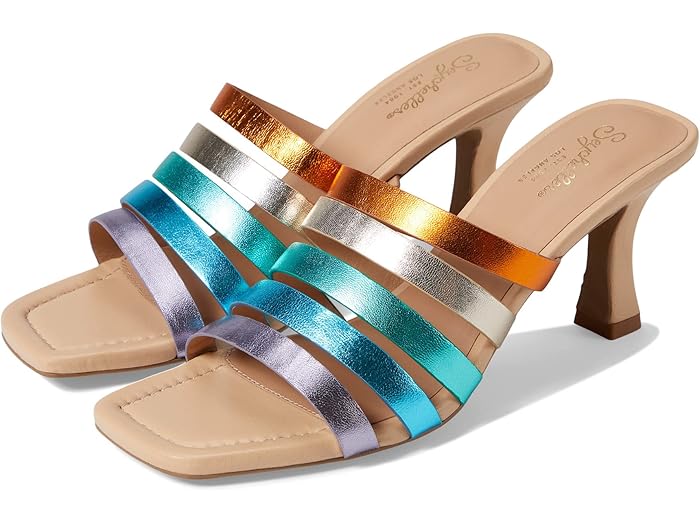 ()  ӥå ɥ꡼ॹ Seychelles Big Dreams Rainbow Metallic Leather