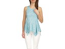 (取寄) マイケルコース プリント ハンカチーフ タンク MICHAEL Michael Kors Print Handkerchief Tank Turquoise