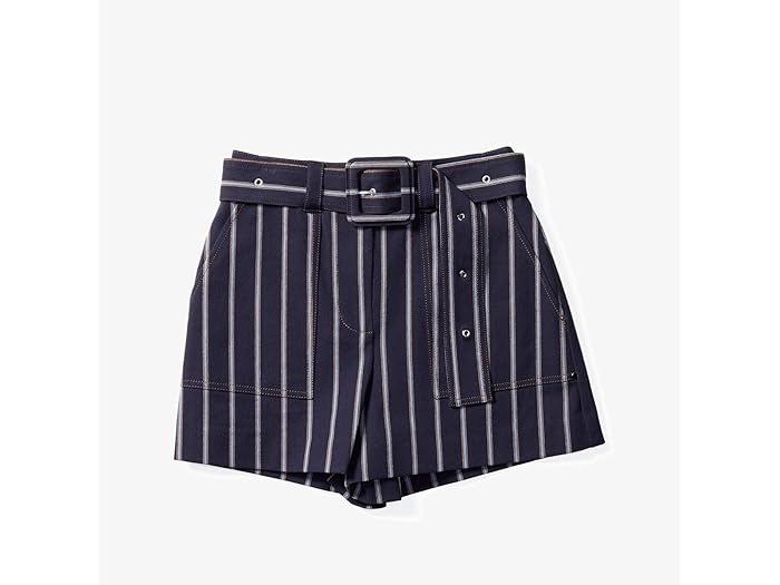 (取寄) Derek Lam 10 Crosby ベルテッド ユーティリティ ショーツ Derek Lam 10 Crosby Belted Utility Shorts Navy Multi