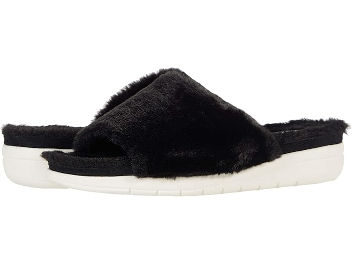 () 饤եȥ饤 ץå å LifeStride Plush Slipper Black/White