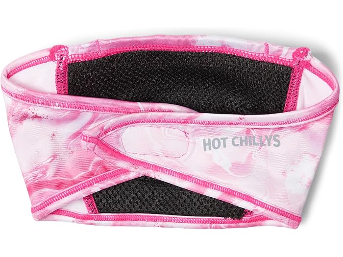 (取寄) ホットチリ ミクロ エリート チャミ プリント ハーフ マスク Hot Chillys Micro Elite Chamois Print Half Mask Fuchsia Quartz