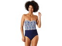 (取寄) トミーバハマ アイランド ケイズ アイカット ヘアバンド ワンピース Tommy Bahama Island Cays Ikat Bandeau On...