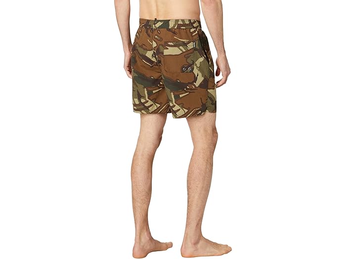 (取寄) スーパードライ ビンテージ リップストップ スイム ショーツ Superdry Vintage Ripstop Swim Shorts Outline Dark Green Camo