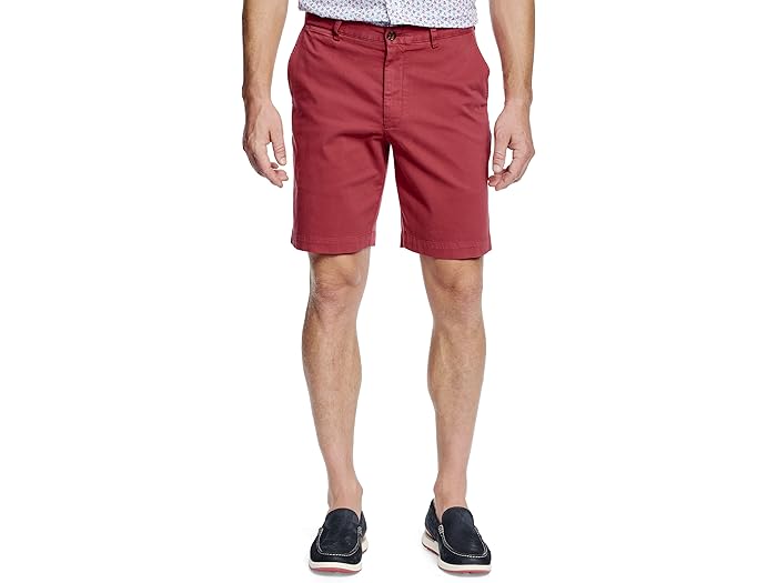 (取寄) ジョンストン&マーフィー ウォッシュド チノ ショーツ Johnston & Murphy Washed Chino Shorts Red
