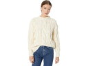 (取寄) マンゴ オタワ パール ビーデッド ケーブル ニット セーター MANGO Otawa Pearl Beaded Cable Knit Sweater...