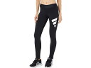 (取寄) アディダス 3バー レギングス adidas 3-Bar Leggings Black(4)