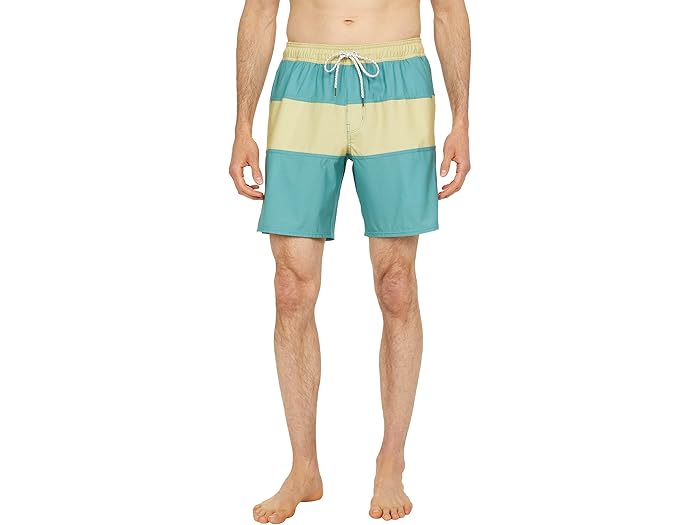 (取寄) ソルティ クルー ビーコンズ 18 エラスティック ボードショーツ Salty Crew Beacons 18" Elastic Boardshorts Dusty Jade