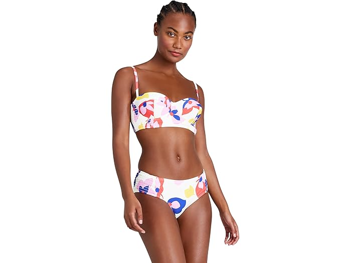 (取寄) ケイトスペード サマー フローラル スモック アンダーワイヤー ブラレット トップ Kate Spade New York Summer Floral Smocked Underwire Bralette Top Ivory
