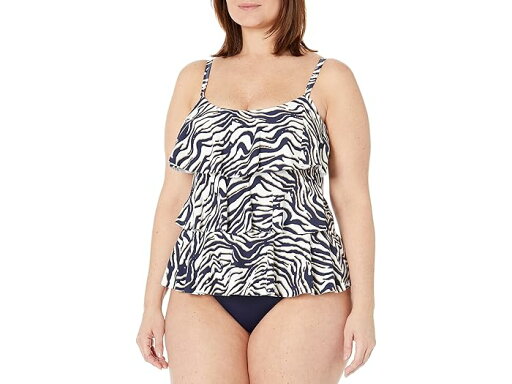 (取寄) ビーチハウス ワイルド タイガー ジーン ラッフル ティアード タンキニ BEACH HOUSE Wild Tiger Jane Ruffle Tiered Tankini Admiral (取寄) ビーチハウス ワイルド タイガー ジーン ラッフル ティアード タンキニ BEACH HOUSE Wild Tiger Jane Ruffle Tiered Tankini Admiral