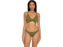 (取寄) ベッカ カラー コード ナイラ ツイスト サイド ヒップスター BECCA Color Code Nyla Twist Side Hipster Seaweed(4)