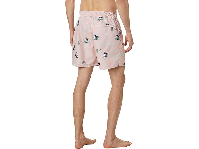(取寄) バンズ プライマリー プリント エラスティック 17 ボードショーツ Vans Primary Print Elastic 17" Boardshorts Rose Smoke
