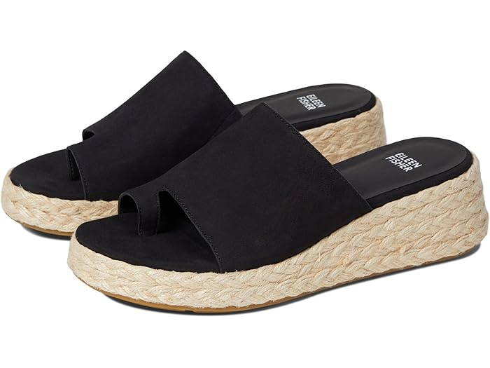 (取寄) アイリーン フィッシャー タリー Eileen Fisher Tarry Black Tumbled Nubuck