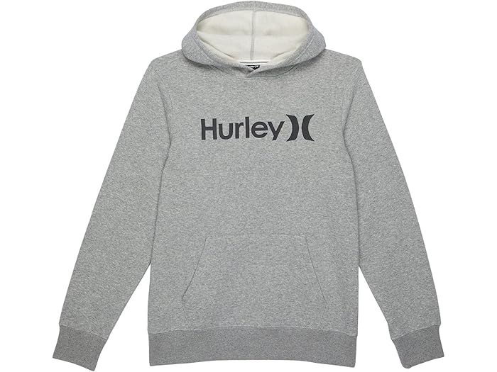 (取寄) ハーレー キッズ ワン アンド オンリー プルオーバー パーカー (ビッグ キッズ) Hurley Kids One and Only Pullover Hoodie (Big Kids) Dark Grey Heather