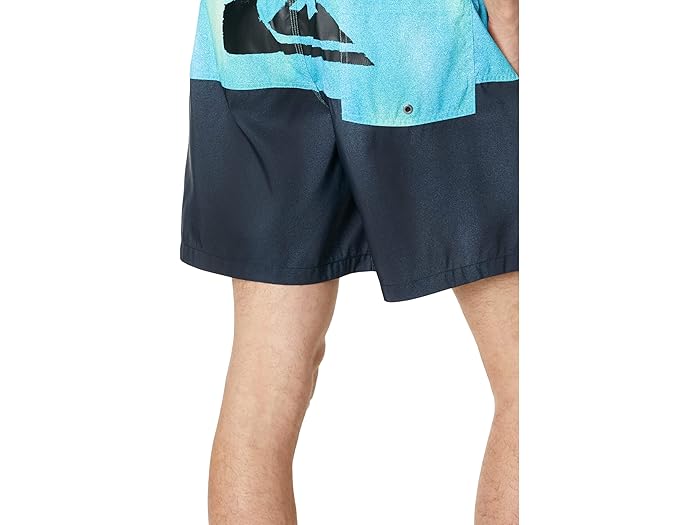 (取寄) クイックシルバー バット ロゴ 17 ボレー Quiksilver Butt Logo 17" Volley River Blue