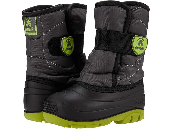 (取寄) カミック キッズ スノーバグ 3 (トドラー) Kamik Kids Snowbug 3 (Toddler) Charcoal/Lime 1