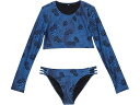 (取寄) オニール キッズ ウィンター ウェーブ ロング スリーブ クロップ (リトル キッズ/ビッグ キッズ) O'Neill Kids Winter Waves Long Sleeve Crop (Little Kids/Big Kids) Classic Blue(4)