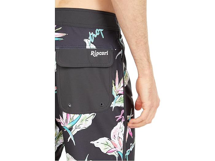 (取寄) リップ カール ミラージュ ハワイ トロピックス 19 ボードショーツ Rip Curl Mirage Hawaii Tropics 19" Boardshorts Washed Black