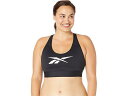 (取寄) リーボック プラス サイズ ラックス ベクター レーザー スポーツ ブラ Reebok Plus Size Lux Vector Racer Sports Bra Black(4)