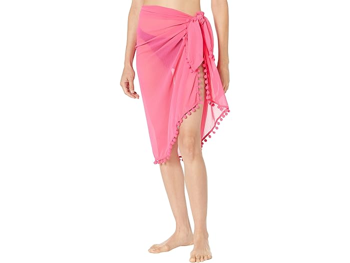 (取寄) ブルー ロッド ビーティー ジプセット シフォン パレオ Bleu Rod Beattie Gypset Chiffon Pareo Rose Red
