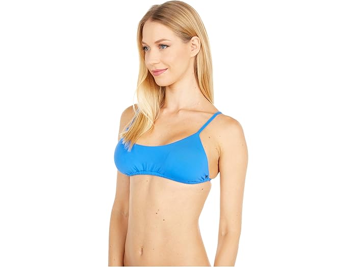 (取寄) オニール ソルトウォーター ソリッズ トンネル ブラレット トップ O'Neill Saltwater Solids Tunnel Bralette Top Strong Blue 1