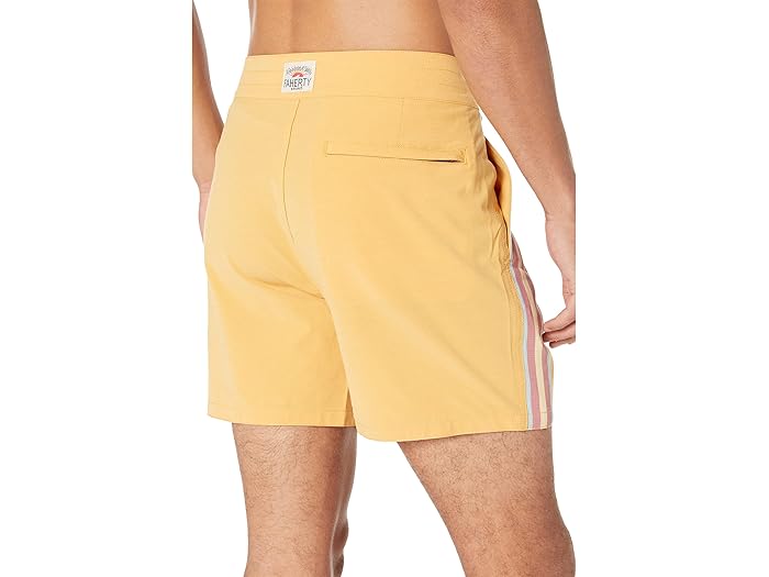 (取寄) ファリティ レトロ サーフ ストライプ ボードショーツ 5 Faherty Retro Surf Stripe Boardshorts 5" Honey