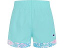 (取寄) チャンピオン キッズ ウーブン ショーツ フローラル オール オーバー プリント ピーシング (ビッグ キッズ) Champion Kids Woven Shorts Floral All Over Print Piecing (Big Kids) Aruba Blue/Aruba Blue Floral(4)
