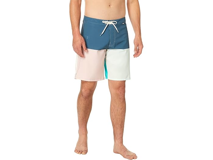 (取寄) バンズ ザ デイリー ハーフシーズ 19 ボードショーツ Vans The Daily Halfsies 19" Boardshorts Vans Teal