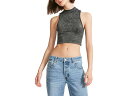 (取寄) マッデン ガール シームレス リブ モック ネック タンク Madden Girl Seamless Rib Mock Neck Tank Black(4)