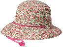 (取寄) バッジェリーミシュカ ウーブン バケット ハット ウィズ アジャスタブル ドローコード Badgley Mischka Woven Bucket Hat with Adjustable Drawcord Ditsy Floral(4)