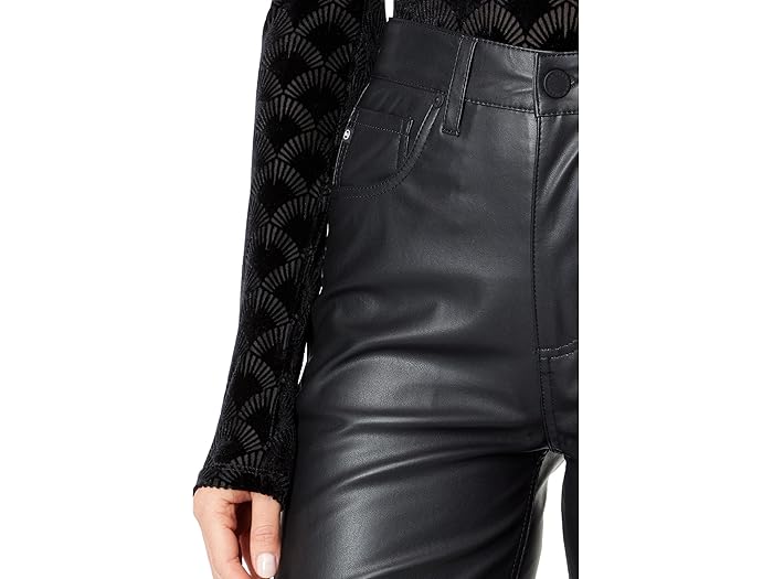 (取寄) AGジーンズ アレクシス ハイライズ ビンテージ ストレート AG Jeans Alexxis High-Rise Vintage Straight Super Black