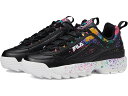 (取寄) フィラ ディスラプター リ ディーアイワイ (ビッグ キッド) Fila Disruptor II DIY (Big Kid) Black/White/Shocking Pink(4)