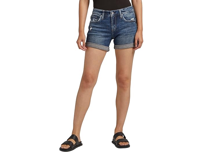 () С  ܡե ߥåɥ饤 硼 L53608EPX333 Silver Jeans Co. Boyfr...