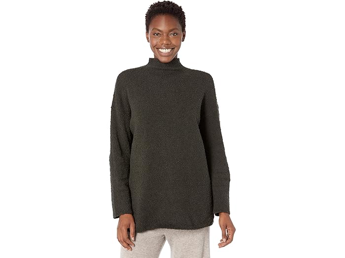 () ꡼ եå㡼 ԥƥ å ͥå ץ륪С Eileen Fisher Petite Mock Neck ...