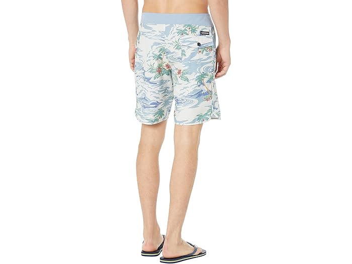 (取寄) クイックシルバー ヘンプストレッチ スカルプ 19 ボードショーツ Quiksilver Hempstretch Scallop 19" Boardshorts Birch