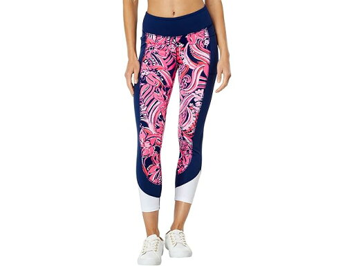 (取寄) リリー ピュリッツァー ミッドライズ ミディ レギングス Lilly Pulitzer Mid-Rise Midi Leggings Low Tide Navy Flirty Fins and Feathers (取寄) リリー ピュリッツァー ミッドライズ ミディ レギングス Lilly Pulitzer Mid-Rise Midi Leggings Low Tide Navy Flirty Fins and Feathers