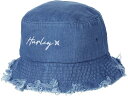 (取寄) ハーレー オリヴィア フリンジ バケット ハット Hurley Olivia Fringe Bucket Hat Blue(4)