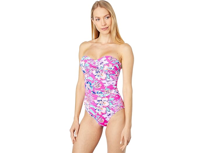 (取寄) リリー ピュリッツァー フラメンコ ワンピース Lilly Pulitzer Flamenco One-Piece Pink Isle Last Bud Not Least