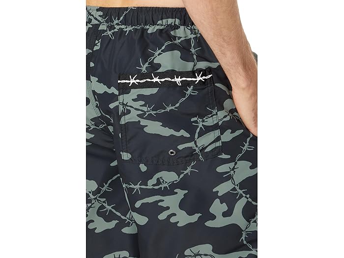 (取寄) クイックシルバー マイキー 18 ボレー Quiksilver Mikey 18" Volley Black