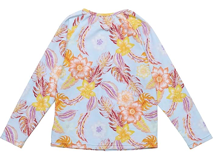 (取寄) スナッパー ロック ボーホー トロピカル サステナビリティ ロング スリーブ ラッシュガード トップ (ビッグ キッズ) Snapper Rock Boho Tropical Sustainable Long Sleeve Rashguard Top (Big Kids) Multi