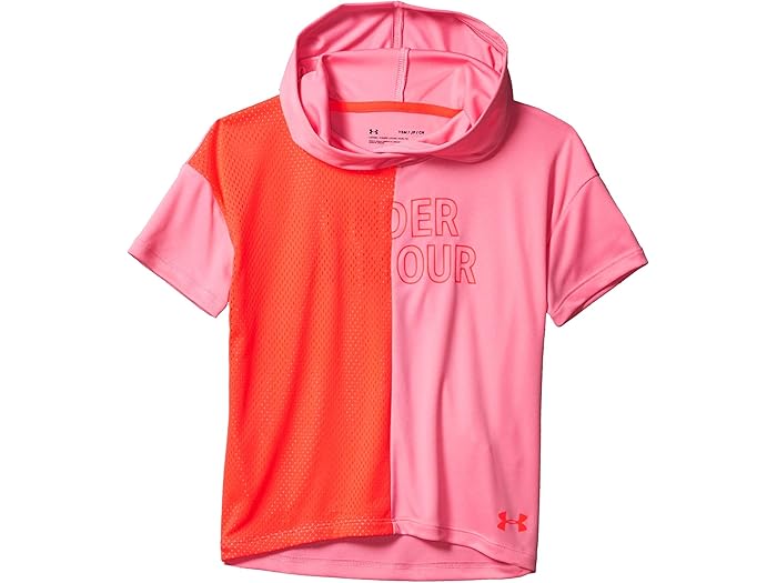 (取寄) アンダーアーマー キッズ テック グラフィック ショート スリーブ パーカー (ビッグ キッズ) Under Armour Kids Tech Graphic Short Sleeve Hoodie (Big Kids) Lipstick/Beta