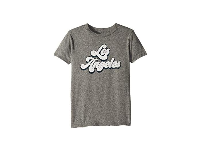 (取寄) タイニー ウェールズ ロス エンゼルス ショート スリーブ ティー (インファント/トドラー/リトル キッズ/ビッグ キッズ) Tiny Whales Los Angeles Short Sleeve Tee (Infant/Toddler/Little Kids/Big Kids) Tri Grey