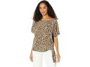 (取寄) マイケルコース ワイルドキャット タイ トップ MICHAEL Michael Kors Wildcat Tie Top Husk