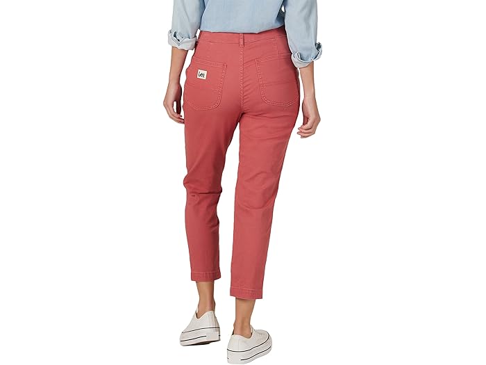 (取寄) リー ウルトラ ラックス シーム クロップ レギュラー フィット ハイライズ Lee Ultra Lux Seamed Crop Regular Fit High-Rise Cinammon