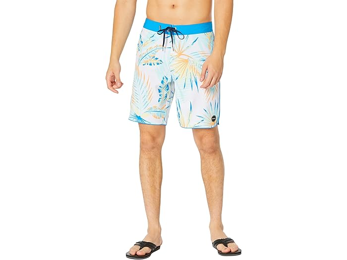 (取寄) オニール ハイパーフリーク トロピック シャドー 19 ボードショーツ O'Neill Hyperfreak Tropic Shadow 19" Boardshorts White