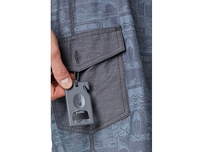 (取寄) クイックシルバー ウォーターマン フォー ドアーズ ボードショーツ Quiksilver Waterman Four Doors Boardshorts Black