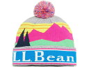 (取寄) エルエルビーン ポン ハット (リトル キッズ/ビッグ キッズ) L.L.Bean Pom Hat (Little Kids/Big Kids) Bright Neon Pink