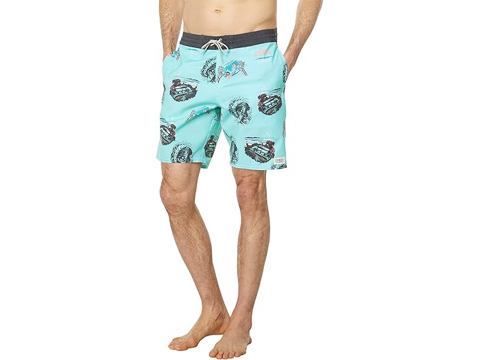 (取寄) オニール レイル トゥ レイル クルーザー 19 ボードショーツ O'Neill Rail to Rail Cruzer 19" Boardshorts Turquoise