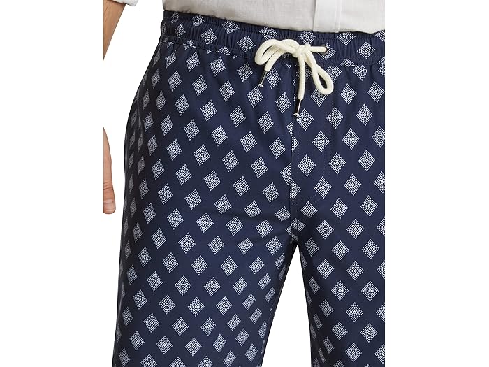 (取寄) ジョニー ビッグ ビッグ アンド トール モロッコ ゲオ プリント スイム ショーツ Johnny Bigg Big & Tall Morocco Geo Print Swim Shorts Navy