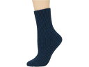 (取寄) エバージェイ ザ リブド ソック Eberjey The Ribbed Sock Indigo Blue(4)